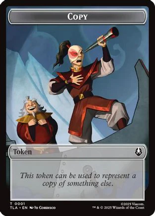 Copy (0001) // Spirit Double-Sided Token  [Foil]  (TLA-1 // 3) - [Avatar: The Last Airbender]