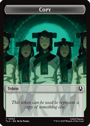 Copy (0002) // Soldier (0011) Double-Sided Token  [Foil]  (TLA-2 // 11) - [Avatar: The Last Airbender]