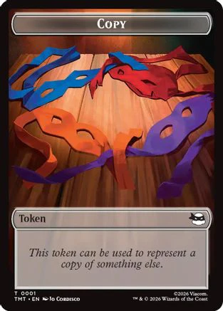 Copy // Mutagen Double-Sided Token  (TMT-1 // 9) - [Teenage Mutant Ninja Turtles]