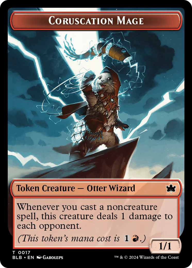 Coruscation Mage  (BLB-017) - [Bloomburrow Tokens]