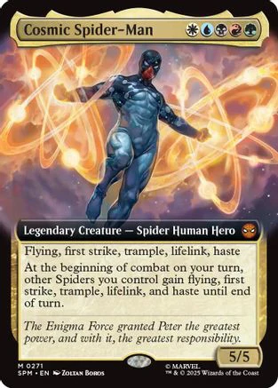 Cosmic Spider-Man (Extended Art)  [Foil]  (SPM-271) - [Marvel's Spider-Man]