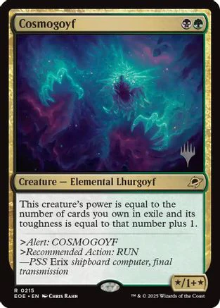 Cosmogoyf  [Foil]  (PPEOE-215) - [Promo Pack: Edge of Eternities]