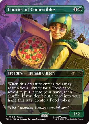 Courier of Comestibles (Borderless)  (UMP-004) - [Unique and Miscellaneous Promos]