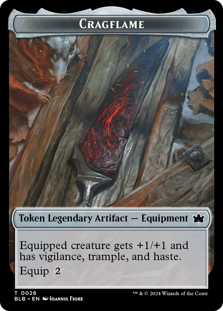 Cragflame  (BLB-026) - [Bloomburrow Tokens]