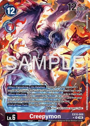 Creepymon (Alternate Art) (EX10-009) - [Sinister Order] Foil