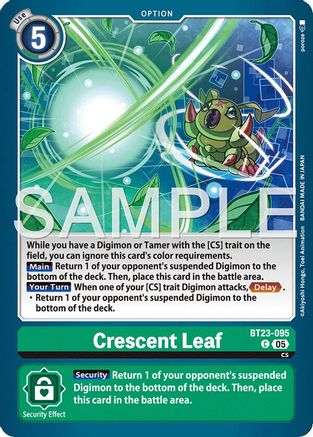 Crescent Leaf (BT23-095) - [Hackers' Slumber]
