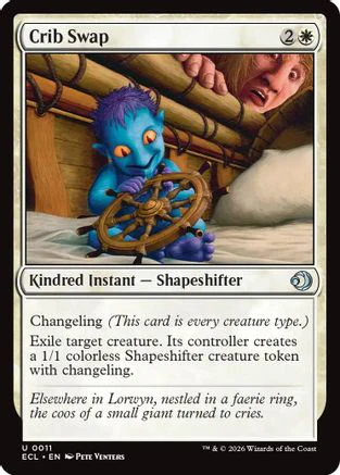 Crib Swap  [Foil]  (ECL-011) - [Lorwyn Eclipsed]