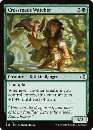 Crossroads Watcher  (ECL-173) - [Lorwyn Eclipsed]