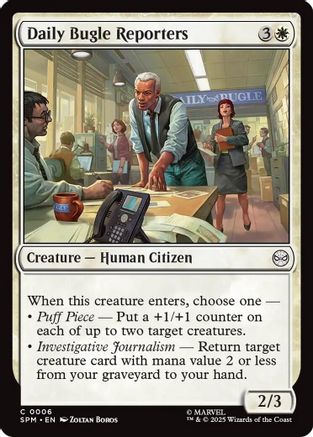 Daily Bugle Reporters  (SPM-006) - [Marvel's Spider-Man]