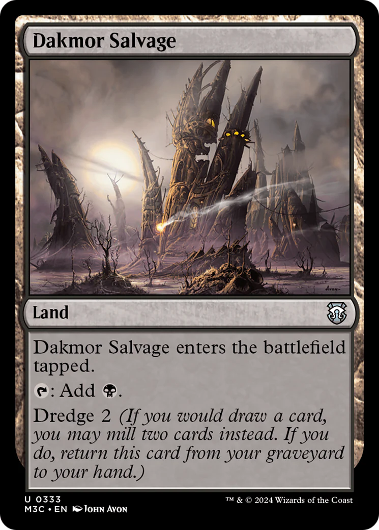 Dakmor Salvage  [Foil]  (M3C-333) - [Modern Horizons 3 Commander]