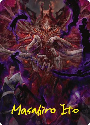 Damnation Art Card (Gold-Stamped Signature)  (ASDSK-053) - [Art Series: Duskmourn: House of Horror]