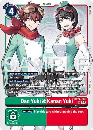 Dan Yuki & Kanan Yuki (BT24-085) - [Time Stranger] Foil