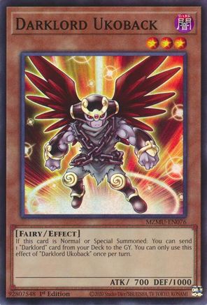 Darklord Ukoback [MZMU-EN076] - Maze of Muertos 1st Edition - Super Rare