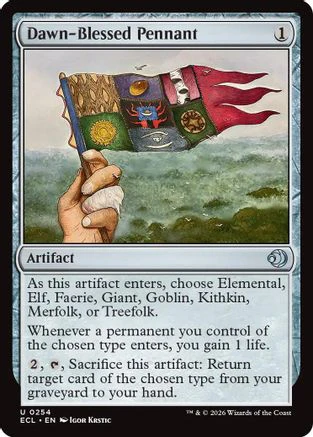 Dawn-Blessed Pennant  (ECL-254) - [Lorwyn Eclipsed]