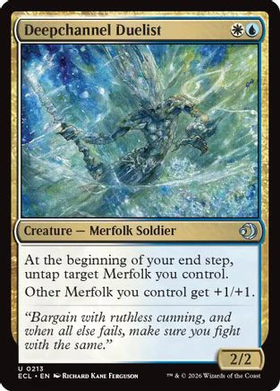 Deepchannel Duelist  (ECL-213) - [Lorwyn Eclipsed]