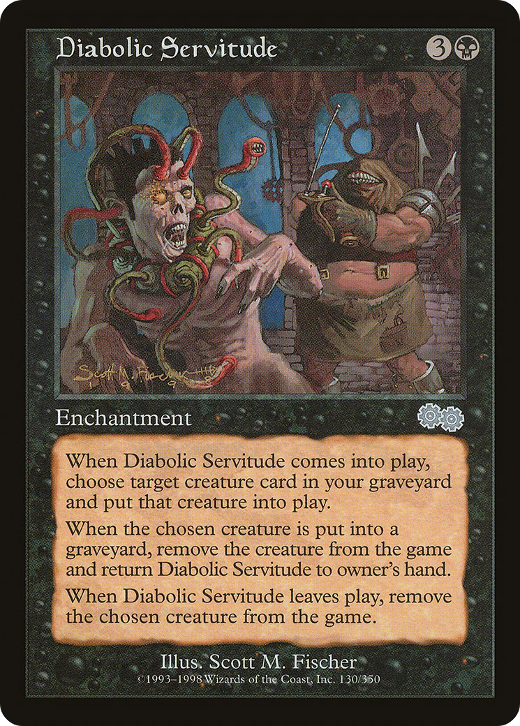 Diabolic Servitude  (USG-130) - [Urza's Saga]
