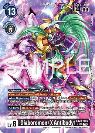 Diaboromon (X Antibody) (Alternate Art) (BT24-065) - [Time Stranger] Foil