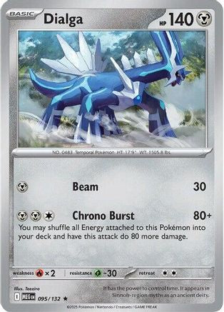 Dialga - (095/132) Holofoil [ME01 Mega Evolution]
