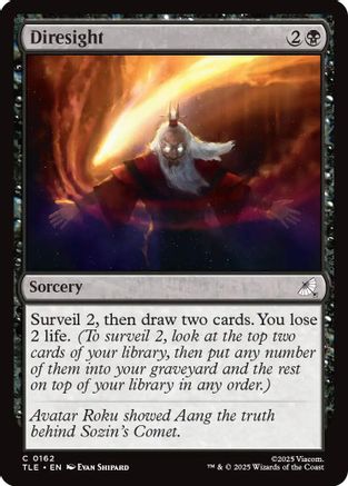 Diresight  [Foil]  (TLE-162) - [Avatar: The Last Airbender: Eternal-Legal]