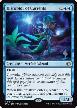 Disruptor of Currents  (PPECL-047) - [Promo Pack: Lorwyn Eclipsed]