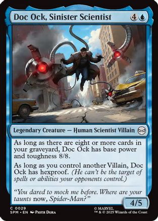 Doc Ock, Sinister Scientist  [Foil]  (SPM-029) - [Marvel's Spider-Man]