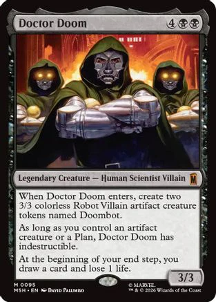 Doctor Doom  [Foil]  (MSH-095) - [Marvel Super Heroes]