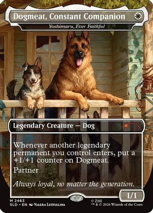 Dogmeat, Constant Companion - Yoshimaru, Ever Faithful  (SLD-2463) - [Secret Lair Drop Series]