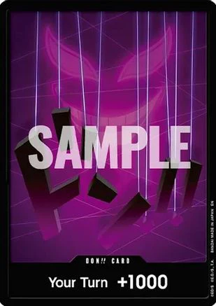 DON!! Card (Donquixote Doflamingo) (Double Pack Set Vol. 9) - [The Azure Sea's Seven] Foil