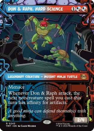 Don & Raph, Hard Science (Showcase)  (TMT-243) - [Teenage Mutant Ninja Turtles]