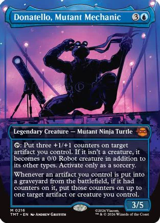 Donatello, Mutant Mechanic (Borderless)  (TMT-216) - [Teenage Mutant Ninja Turtles]