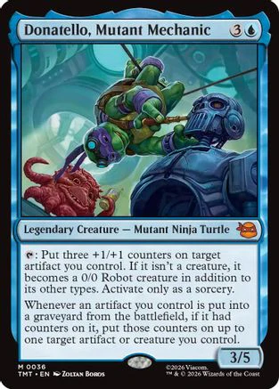 Donatello, Mutant Mechanic  [Foil]  (TMT-036) - [Teenage Mutant Ninja Turtles]