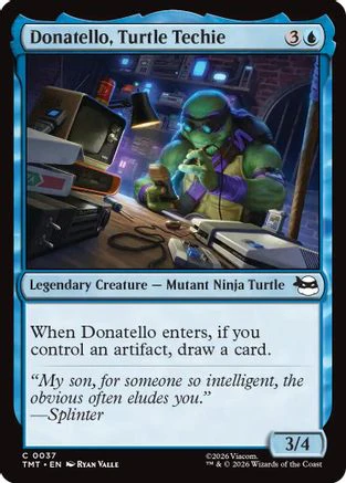 Donatello, Turtle Techie  [Foil]  (TMT-037) - [Teenage Mutant Ninja Turtles]