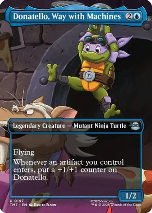 Donatello, Way with Machines (Borderless)  (TMT-197) - [Teenage Mutant Ninja Turtles]
