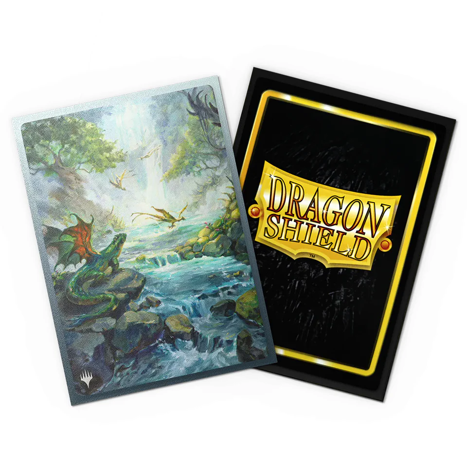 DRAGON SHIELD MAGIC THE GATHERING LANDFALL SERIES MISTY RAINFOREST - Image 2