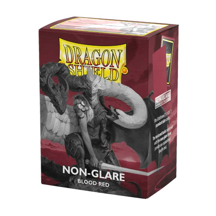 DRAGON SHIELD MATTE NON-GLARE BLOOD RED 100ct