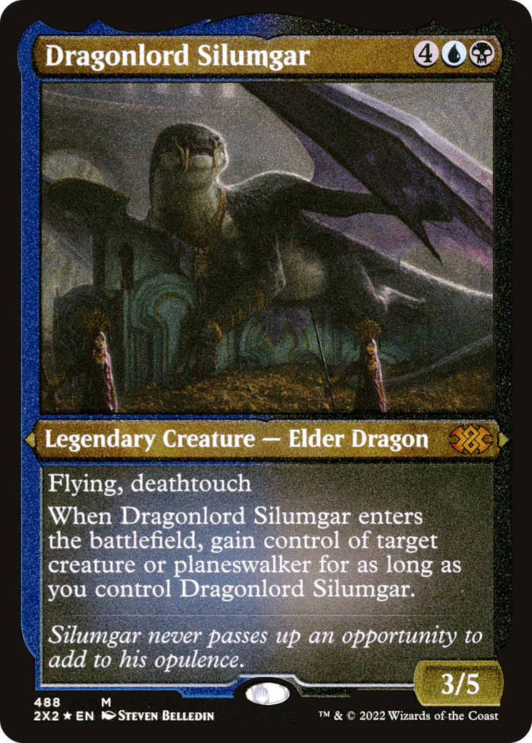 Dragonlord Silumgar  [Foil]  (2X2-488) - [Double Masters 2022]