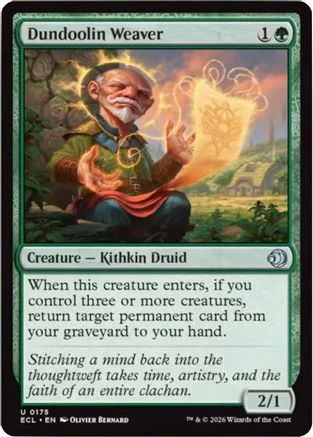 Dundoolin Weaver  [Foil]  (ECL-175) - [Lorwyn Eclipsed]