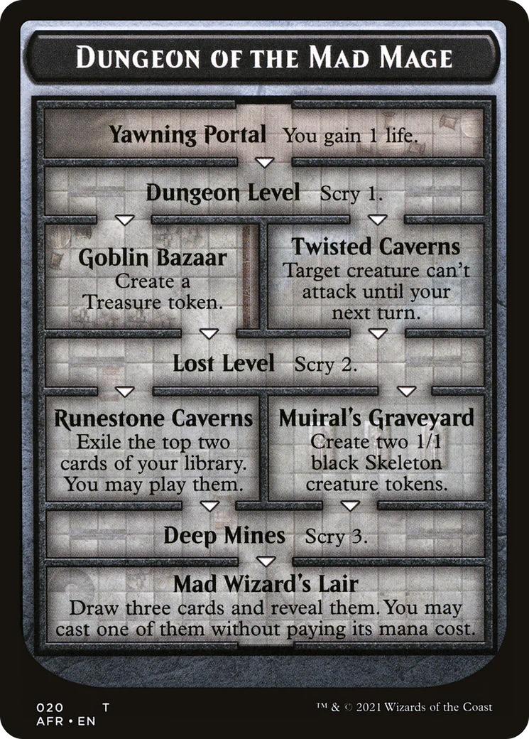 Dungeon of the Mad Mage  [Foil]  (OVER-020) - [Adventures in the Forgotten Realms Tokens]