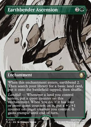 Earthbender Ascension (Borderless)  [Foil]  (TLA-307) - [Avatar: The Last Airbender]