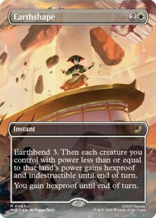 Earthshape (Borderless)  (TLE-067) - [Avatar: The Last Airbender: Eternal-Legal]