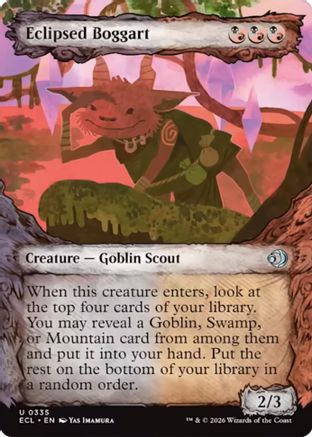 Eclipsed Boggart (Showcase)  (ECL-335) - [Lorwyn Eclipsed]