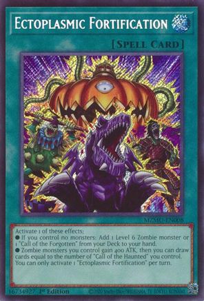 Ectoplasmic Fortification [MZMU-EN008] - Maze of Muertos 1st Edition - Secret Rare