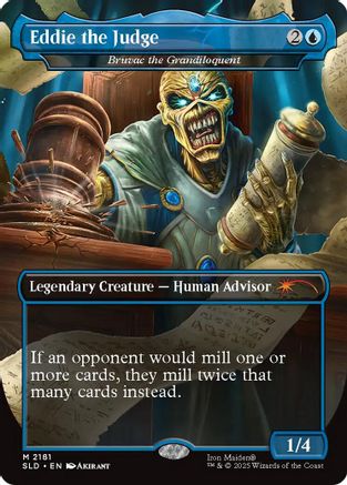 Eddie the Judge - Bruvac the Grandiloquent  (SLD-2181) - [Secret Lair Drop Series]