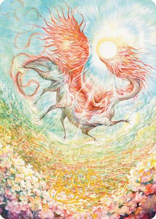 Eirdu, Carrier of Dawn Art Card (Gold-Stamped Signature)  (ASECL-030) - [Art Series: Lorwyn Eclipsed]