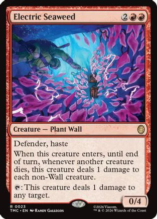 Electric Seaweed  (TMC-023) - [Commander: Teenage Mutant Ninja Turtles]