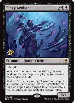 Elegy Acolyte  [Foil]  (PRE-097) - [Prerelease Cards]