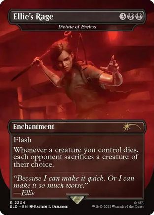 Ellie's Rage - Dictate of Erebos  (SLD-2204) - [Secret Lair Drop Series]