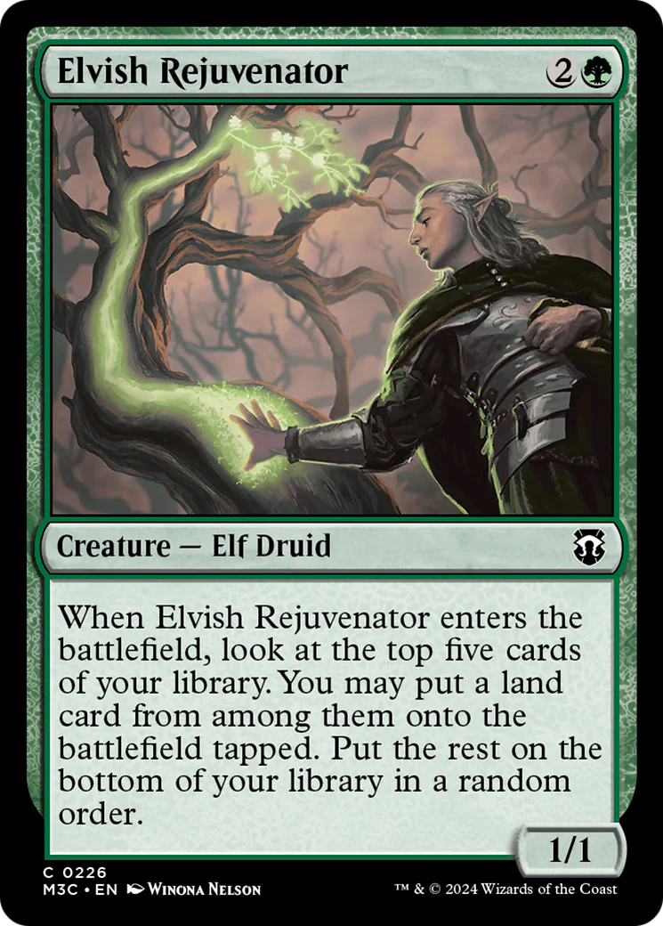 Elvish Rejuvenator  [Foil]  (M3C-226) - [Modern Horizons 3 Commander]