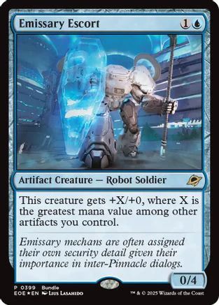 Emissary Escort (EOE Bundle)  [Foil]  (UMP-399) - [Unique and Miscellaneous Promos]