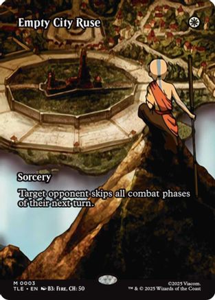 Empty City Ruse (Borderless)  (TLE-003) - [Avatar: The Last Airbender: Eternal-Legal]